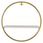 QWERTY  Подвесная полка "Орбита", золото, 35*15*35 см / 3