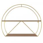 QWERTY  Подвесная полка "Полусфера", золото, 60*12,7*48 см / 4