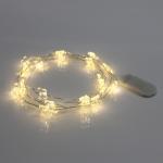 *Гирлянда для дома "Бабочка" на батарейках 2,0 м 20 ламп LED, 1 реж., IP-20, Теплый белый