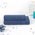 Модерн полотенце махровое (Турция) синий