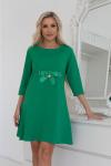 Платье трикотажное (зеленый) Р11-541