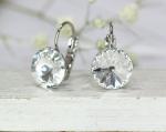 Серьги кристаллами Swarovski