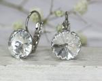 Серьги кристаллами Swarovski