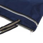 Портфель 1 отделение а4, текстильный, на молнии, с ручками, с карманом, синий Calligrata