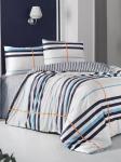 Постельное белье "RANFORCE" 1,5 сп 50х70*1шт STRIPED
