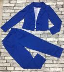 Костюм пиджак и брюки синий OP37