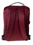 Молодежный рюкзак из текстиля, цвет бордовый
