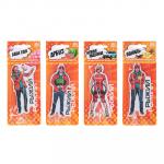 NEW GALAXY Ароматизатор бумажный "Рыжий", Бабл Гам, Ваниль, Новая машина, Арбуз