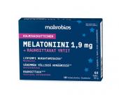 Витамины для улучшения сна Makrobios Melatoniini + rauhoittavat yrtit 1.9 mg - 60 таб