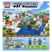 Конструктор PRCK My World Полярный лед 4в1 8шт в упак.   (63068)