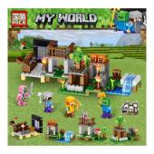 Конструктор PRCK My World Портал 4в1 8шт в упак.   (63111)