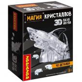 Пазл 3D МАГИЯ КРИСТАЛЛОВ «АКУЛА», 40 деталей, Bondibon