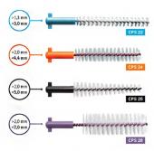 CPS 24 Ершик межзубный "strong & implant", 2,4 мм (5шт), оранжевый