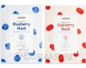 LANSKIN FRESH BERRIES Тканевая маска для лица с ягодами годжи, 21г