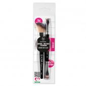 ТРИУМФ TF АКСЕССУАРЫ BS-04 НАБОР кистей 2шт д/макияжа лица и глаз CONTOUR&TWO-SIDED EYESHADOW BRUSH