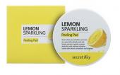 Secret Key LEMON SPARKLING Peeling pad Пилинг-диски для лица с экстрактом лимона