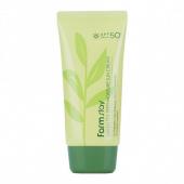 Farm Stay Green Tea Seed Moisture Sun Cream SPF50/PA+++ Солнцезащитный крем с зелёным чаем