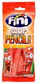 Жевательный мармелад Fini Sour Strawberry pencils кислые клубничные 100 гр