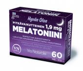 Витамины для улучшения сна Hyvan Olon Melatoniini 1.9 mg - 60 таб