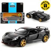 Машина металлическая  Lotus Exige S 1:28, звук/свет, двери откр., инерционная, с подарком