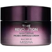 Missha Time Revolution Night Repair Probio Ampoule Cream Восстанавливающий ночной крем  с пробиотиками