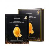 JM Solution Honey Luminous Royal Propolis Mask Black Восстанавл. тканевая маска с прополисом