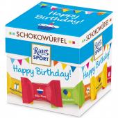 Мини шоколадки Ritter Sport Schokow?rfel Happy Birthday 176 гр (22 шт)