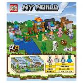 Конструктор PRCK My World: Защита Фермы 4в1 8шт в уп. (63094)