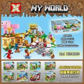 Конструктор SX My World: Деревня рейдеров 8в1 8шт в уп. (1051)