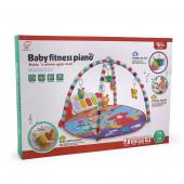 Детский коврик развивающий с пианино Baby Fitness Piano (свет и звук) (NO.915)