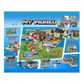 Конструктор Minger My World: Ферма на реке 4в1 8шт в уп. (MG235)