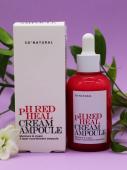 So Natural pH red heal cream ampoule, Крем-сыворотка на основе кислот