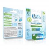 Средство моющее для сантехники в таблетках All in one Pure Water 4 таблетки.