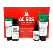 Some By Mi AC SOS AHA-BHA-PHA 30 Days Miracle AC SOS Kit Набор миниатюр с кислотами для проблемной кожи (4 предмета)