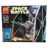 Конструктор LELE Space Battle: Истребитель TIE 1685 деталей (35007)