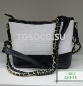 1156-2 black сумка PJTY экокожа 22х15х8