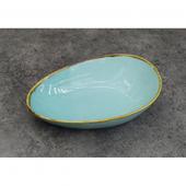 Тарелка керамическая Tiffany Blue 26*16*6 см