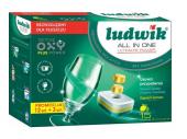 Таблетки для посудомоечных машин Ludwik All in One «Лимон» 15 шт