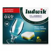 Таблетки для посудомойной машины Ludwik Classic Profit Pack (лимон) 25 шт