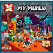 Конструктор SX My World 8в1 8шт в уп. 586 дет. в наборе (1052)