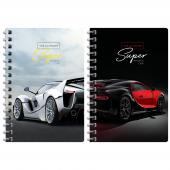 Записная книжка А6 120 л. на гребне ArtSpace Авто. Ultimate super cars, Зк6к120гр_27749