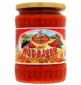 Острая икра из обжаренного красного перца Ajvar mild paprika vegetable preparation 540 гр