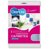 Салфетка из вискоза 3шт 30*34см 3шт "Этюд" Clear Line