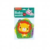 Мягкие пазлы Baby puzzle Fisher-Price Лев 4 картинки 13 элементов