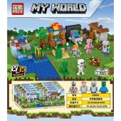 Конструктор PRCK My World: Защита Фермы 4в1 8шт в уп. 478 дет. в наборе (63094)