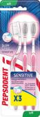 Зубная щетка Pepsodent Slim Care Sensitive Soft 3 шт