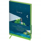 Ежедневник недатированный А5, 136л., кожзам, Greenwich Line Vision. Find your way. Lighthouse, тон. блок, цветной срез, ENA5_38788