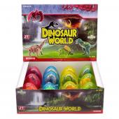 Яйцо-трансформер Динозавры Dinosaur World 12шт в уп. [цена за шт.] (JT1005A)