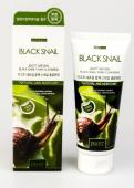 JIGOTT Natural Black Snail Foam Cleansing Очищающая пенка с муцином черной улитки