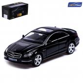 Машина металлическая mercedes-benz cls63 amg, 1:32, открываются двери, инерция, цвет чёрный Автоград